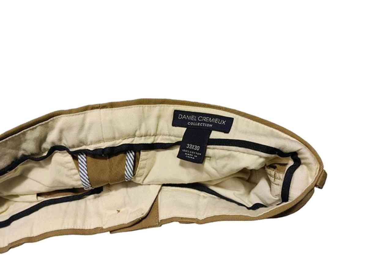 Daniel Cremieux Classic Mens Tan Dress Pants Size 33 x 30 - Alicia, Arkansas - FleaMarketBay
