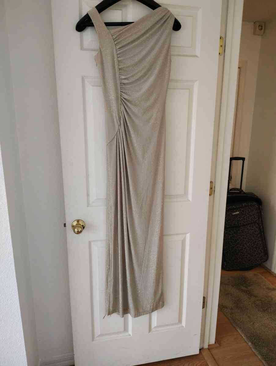 champagne sparkle Calvin Klein evening dress - Kissimmee, Florida - FleaMarketBay