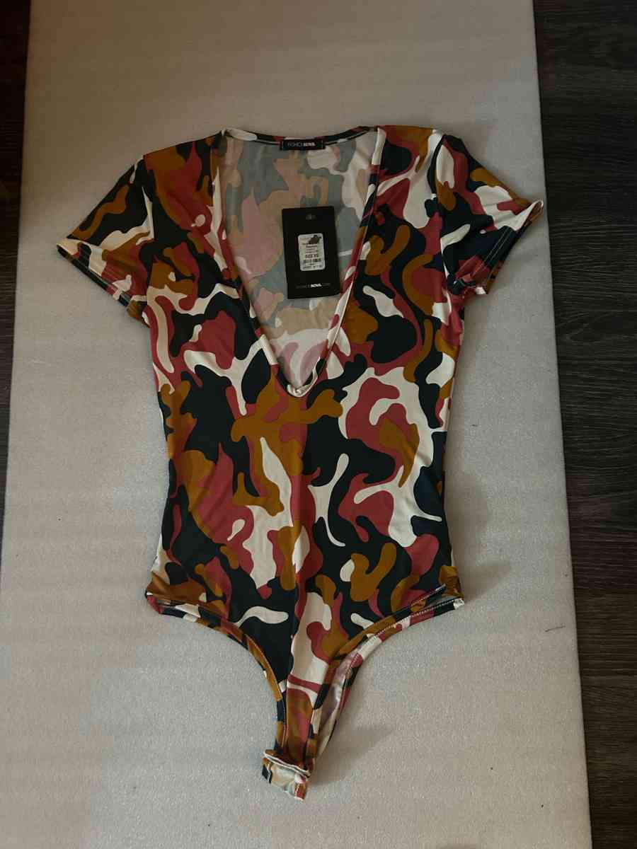 Fashion Nova Sargeant Sexy Camouflage Bodysuit Size XS - Atlanta, Georgia - FleaMarketBay
