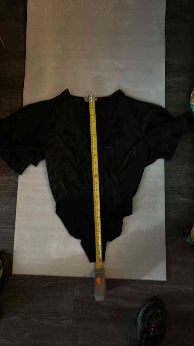 Altard States Black Tie Front Cheetah Print Flutter Sleeve B - Atlanta, Georgia - FleaMarketBay