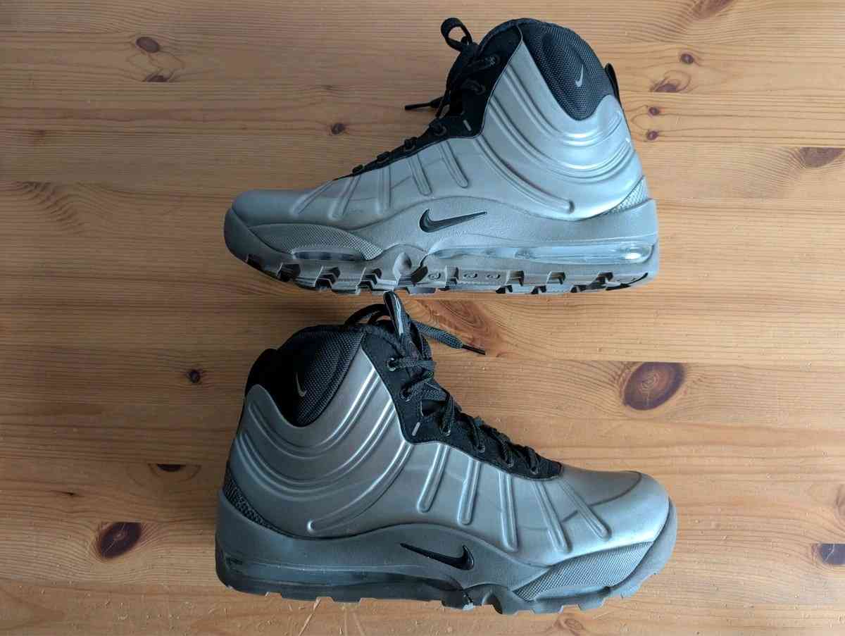 Nike ACG Air Bakin Posite Metallic Dark Gray - Dayton, Ohio - FleaMarketBay