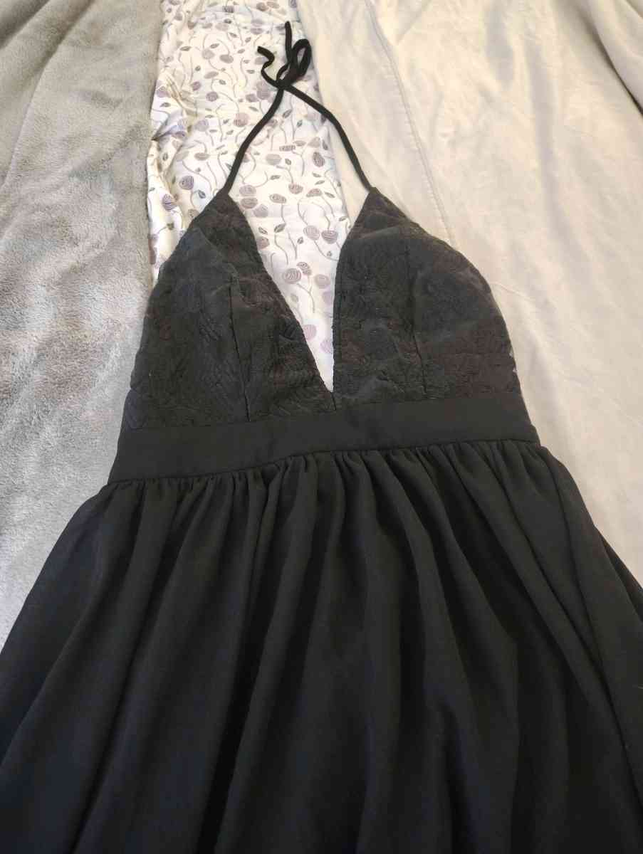 Charlotte Russe size small sexy long black evening dress - Kissimmee, Florida - FleaMarketBay