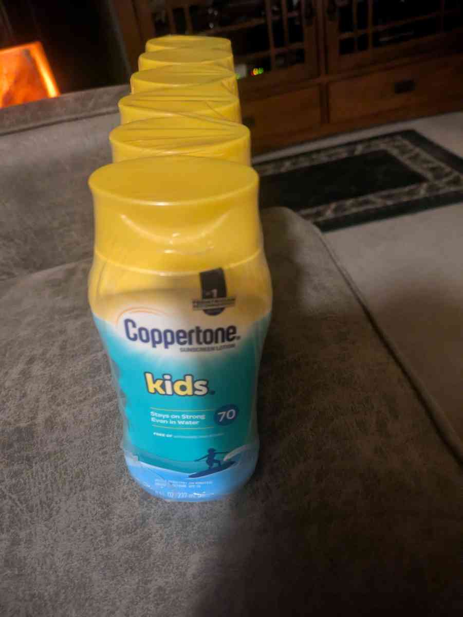 6 pack coppertone kids 70 sunscreen sealed rapped in plastic - Abington, Pennsylvania