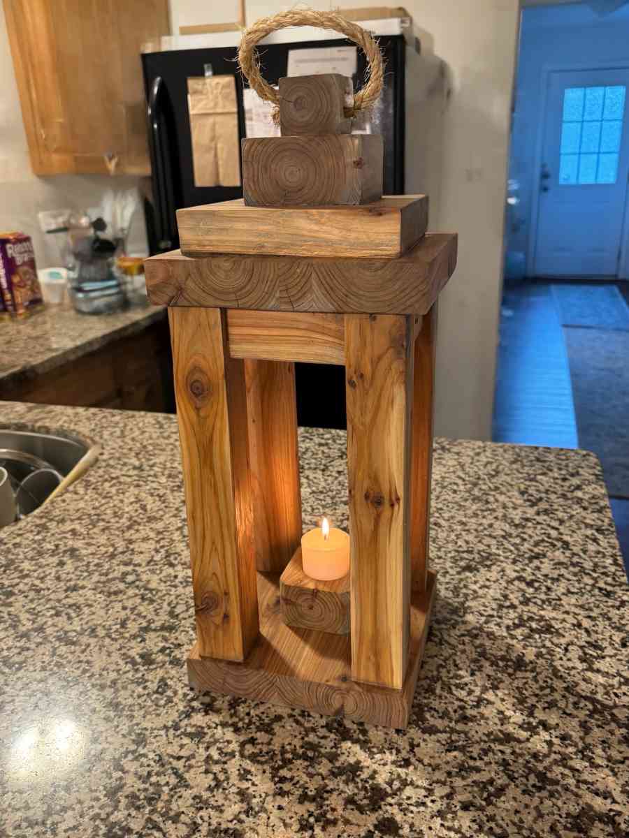 Cedar Wood Handmade Lanterns - Spartanburg, South Carolina - FleaMarketBay