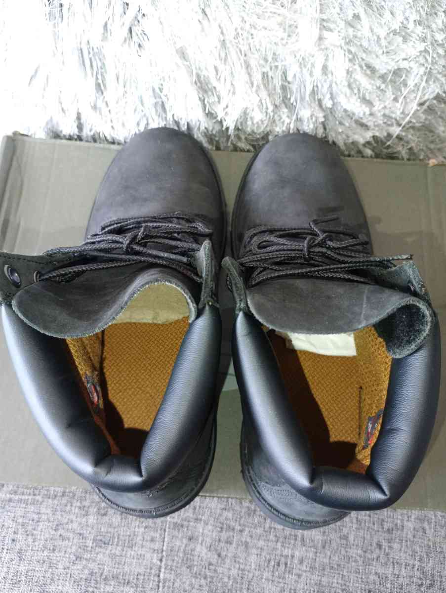 Timberland Premium 6 Inch Waterproof Boots Color Black Nubuc - Frostproof, Florida - FleaMarketBay