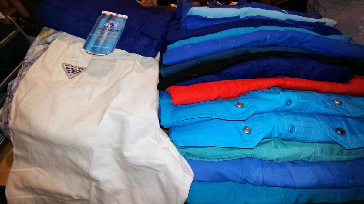 Fishing dryfit shirts and shorts - Tampa, Florida - FleaMarketBay