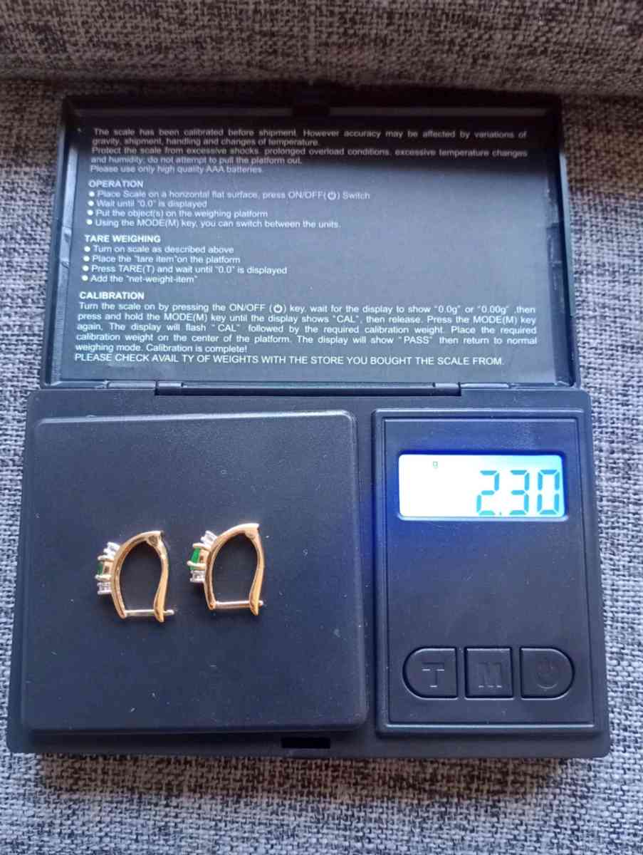 Emerald Natural Diamond Hoops Earrings 14K Yellow Gold - Frostproof, Florida