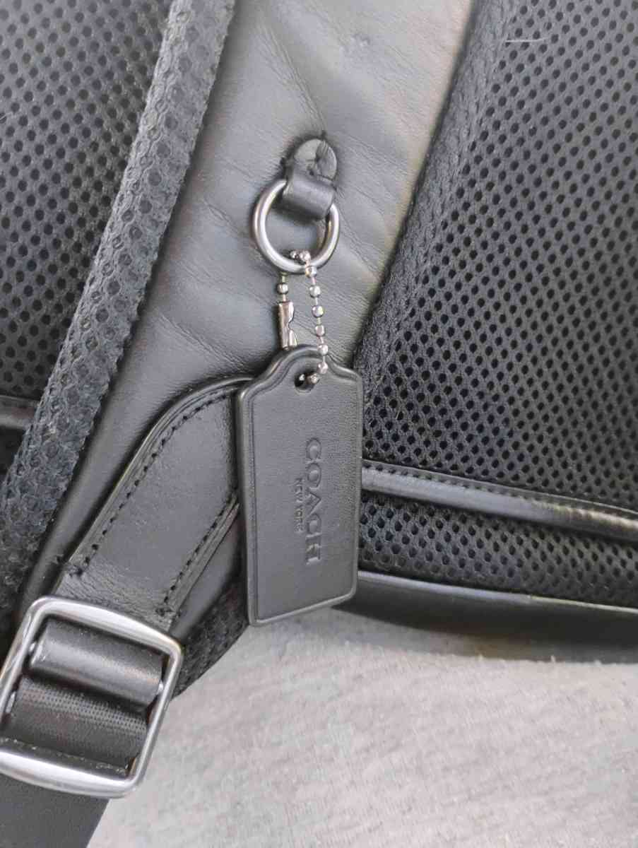 black leather Coach backpack - Englewood, Colorado - FleaMarketBay