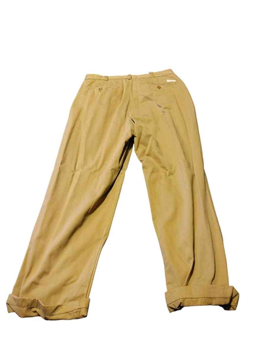 Daniel Cremieux Classic Mens Tan Dress Pants Size 33 x 30 - Alicia, Arkansas - FleaMarketBay