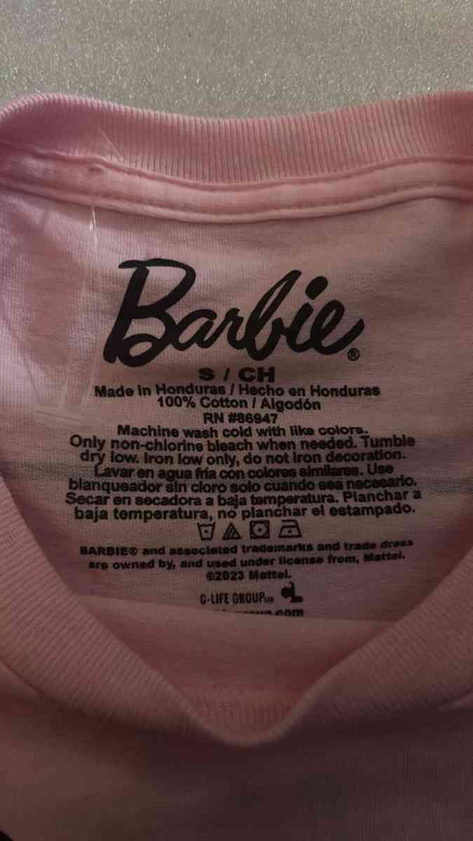 Barbie Official Living the Dream Life Pink TShirt Size S - Atlanta, Georgia - FleaMarketBay