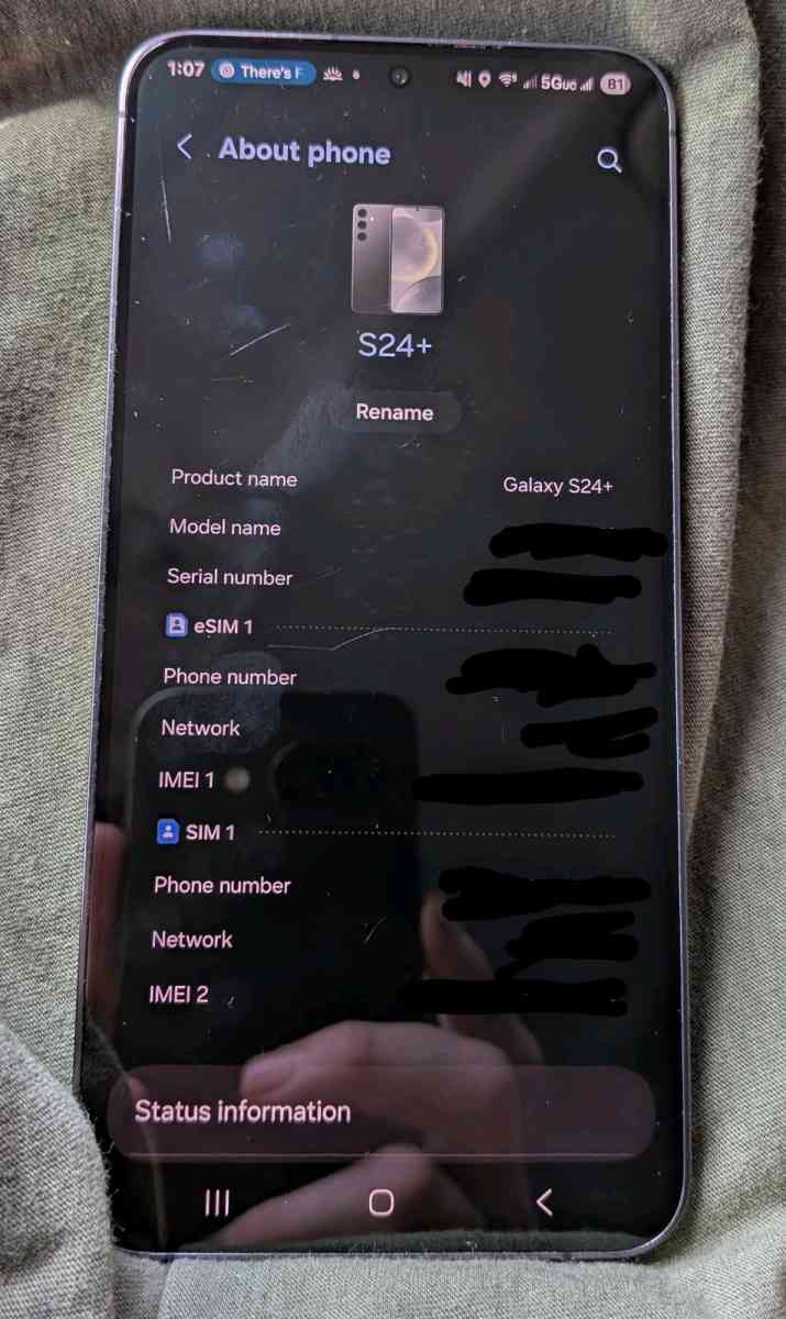 Samsung Galaxy S24 Plus with Otter Box Case - Pasadena, California