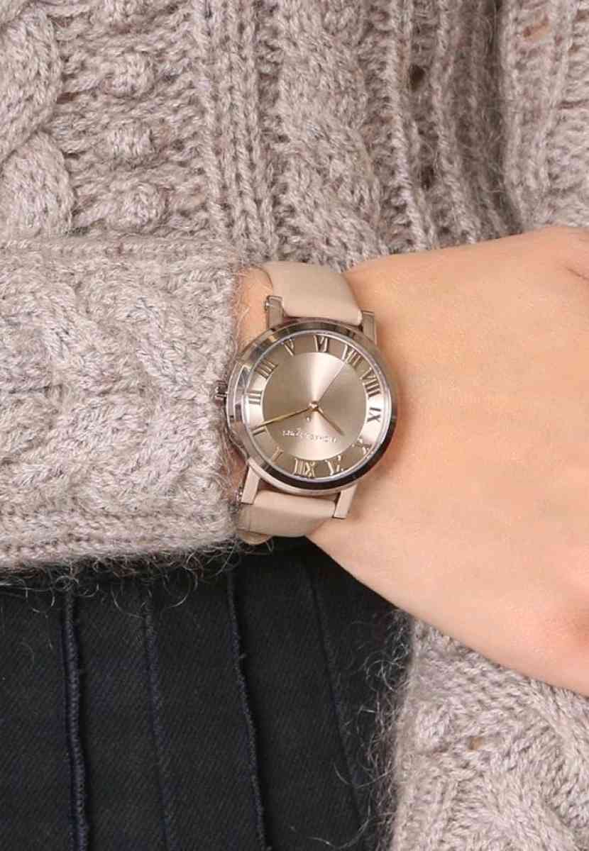 MICHAEL KORS Womens Norie Sable IP Latte Beige Leather Rose - Frostproof, Florida - FleaMarketBay