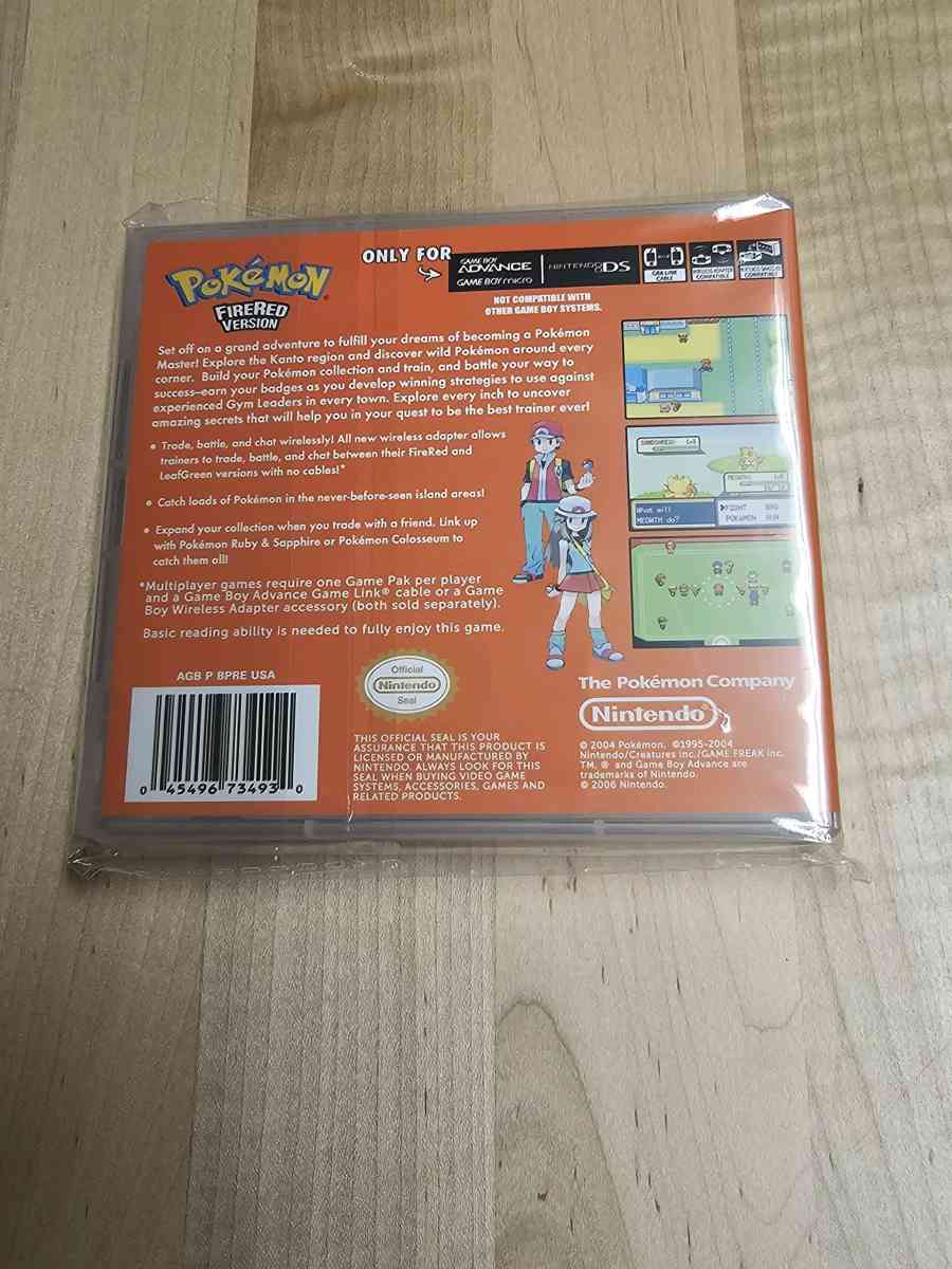 Pokmon Fire Red NEW and SEALED - Island Falls, Maine - FleaMarketBay