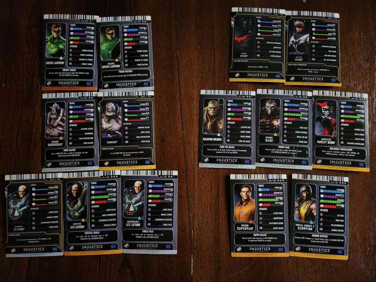 Injustice cards - Dallas, Texas - FleaMarketBay