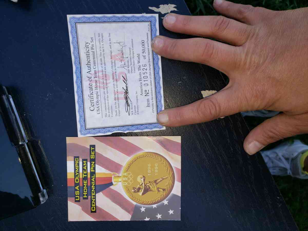 1996 Olympics Vintage Sports Pins - Bethlehem, Pennsylvania - FleaMarketBay