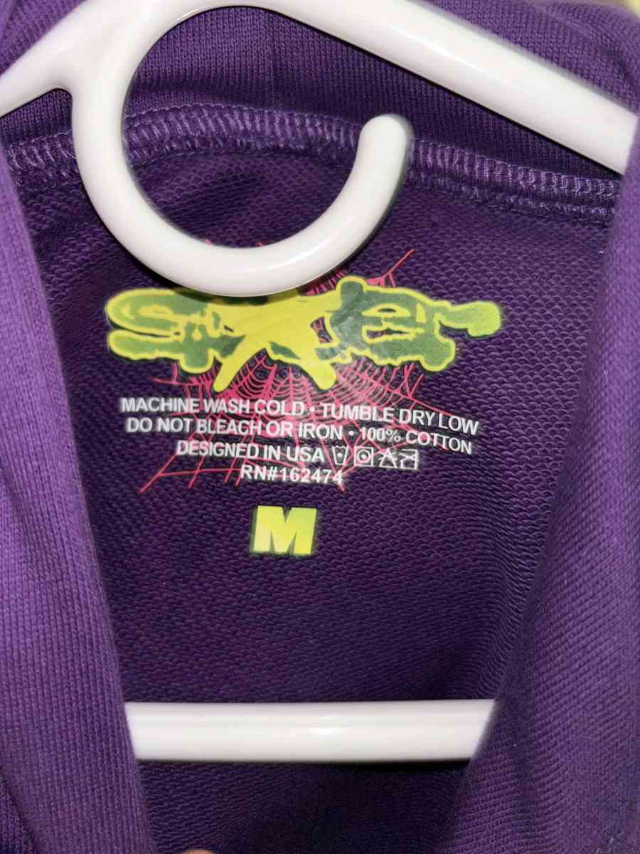 Purple sp5der hoodie - Kansas City, Missouri - FleaMarketBay