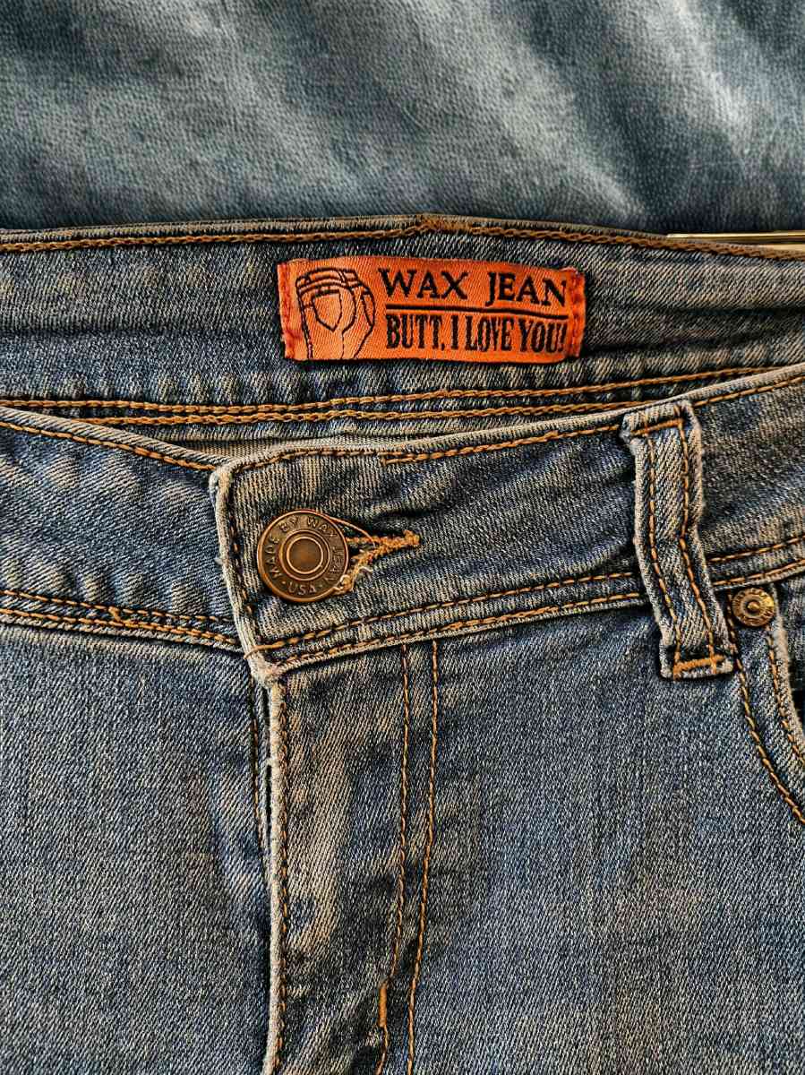 Hand painted Wax Butt Jeans - Tucson, Arizona - FleaMarketBay