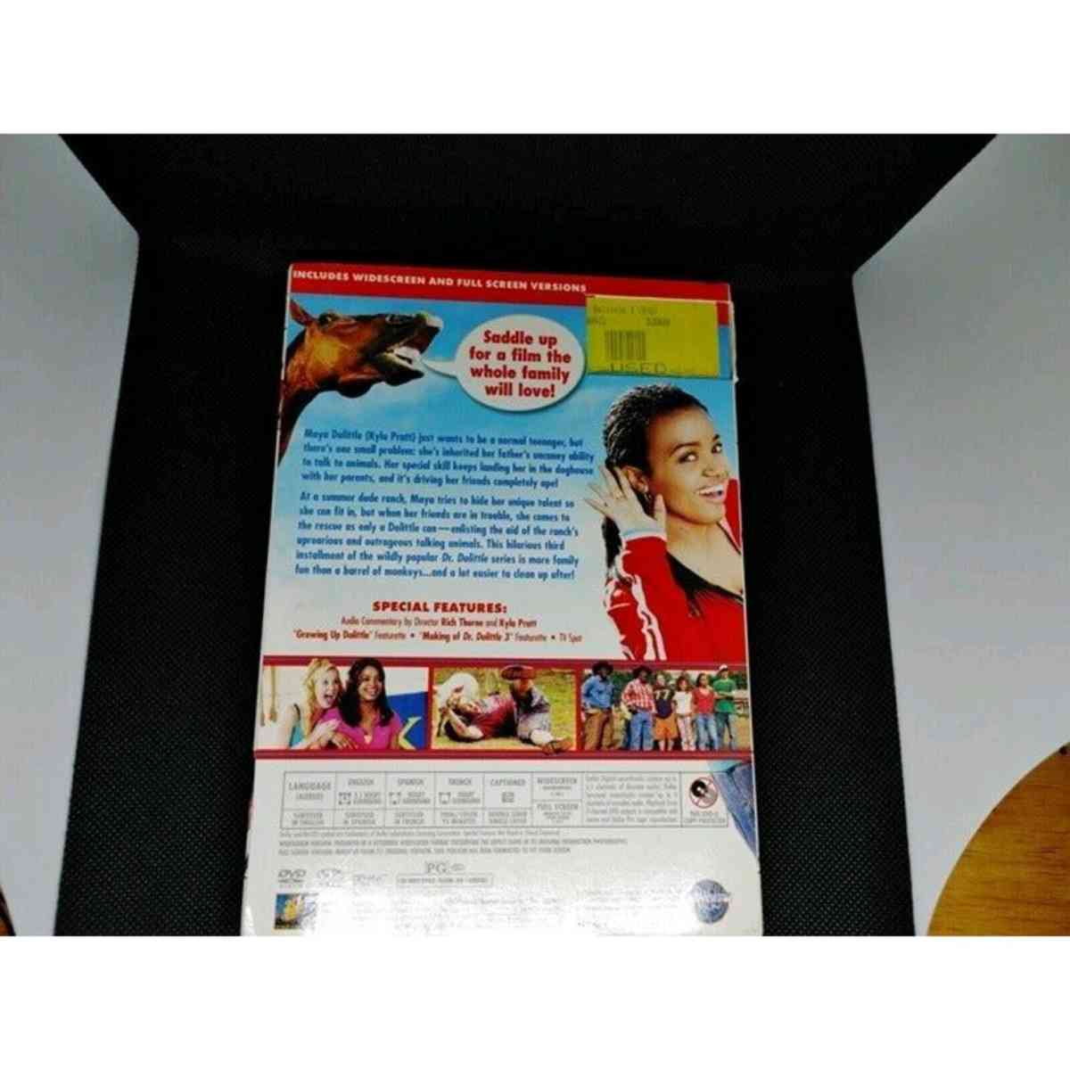 Dr Dolittle 3 DVD 2009 Widescreen and Full Screen  Good Cond - Alicia, Arkansas - FleaMarketBay