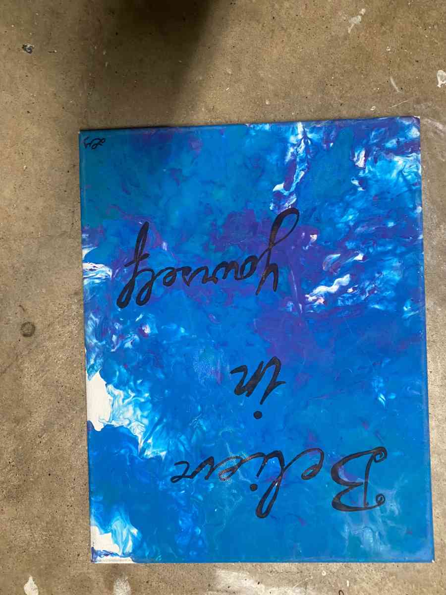 believe in yourself painting