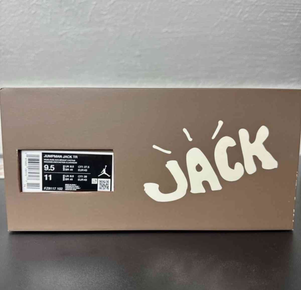 size 9 Nike Jordan air Jumpman Travis Scott edition