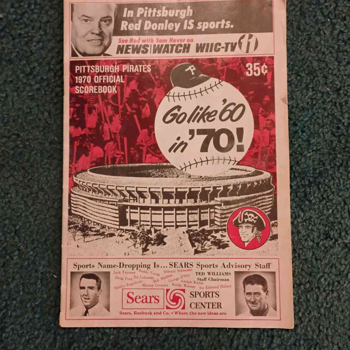 1970 baseball magazine - Pittsburgh, Pennsylvania