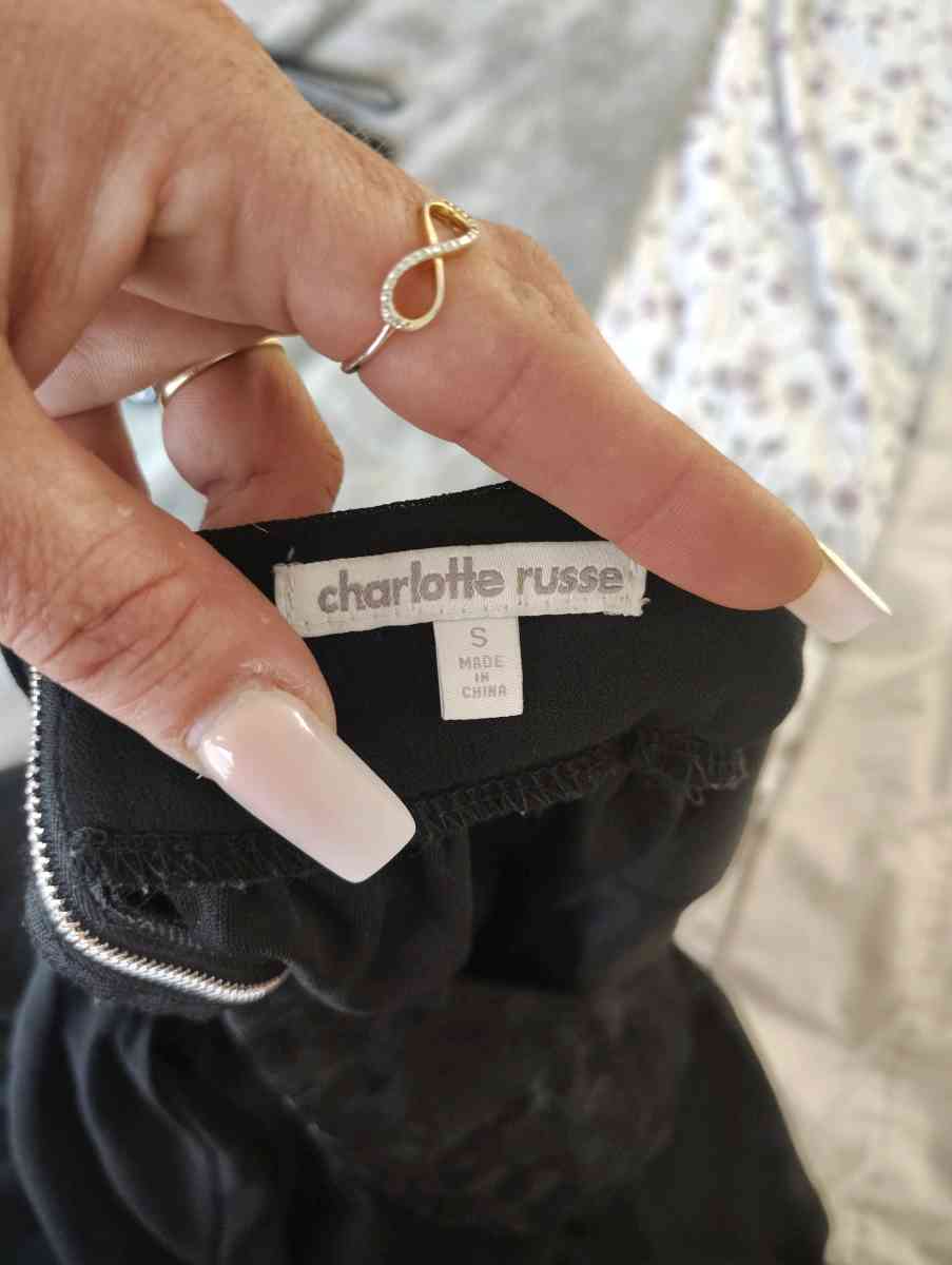 Charlotte Russe size small sexy long black evening dress - Kissimmee, Florida - FleaMarketBay