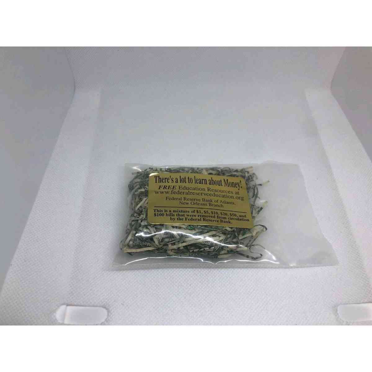 Shredded CASH Money Genuine Currency Bag Prank Bag Gift Gras - Alicia, Arkansas - FleaMarketBay
