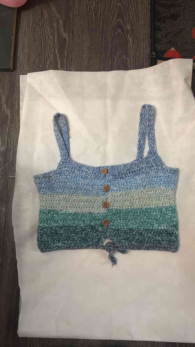Blue gradient knit crop top No Size - Atlanta, Georgia