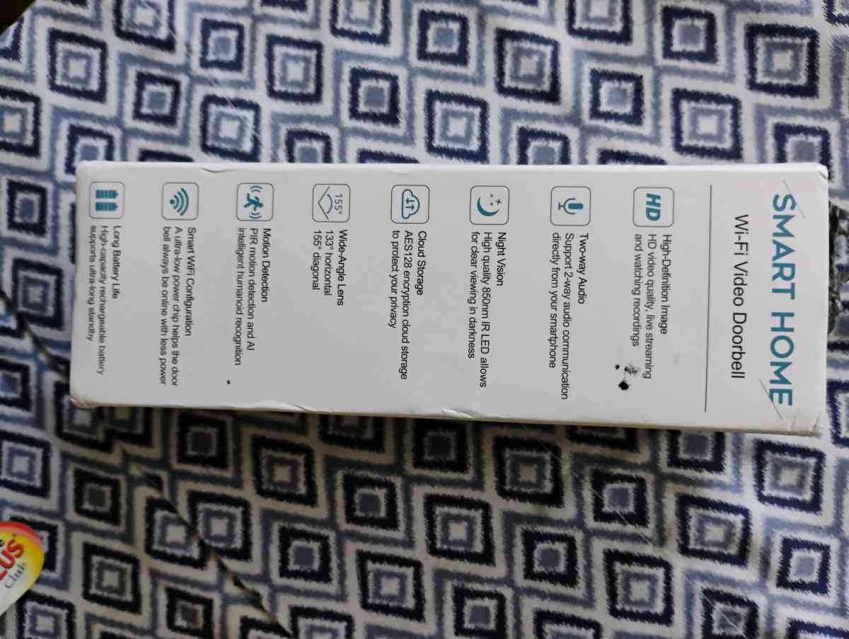 door bell camera with bell - Audubon, New Jersey - FleaMarketBay