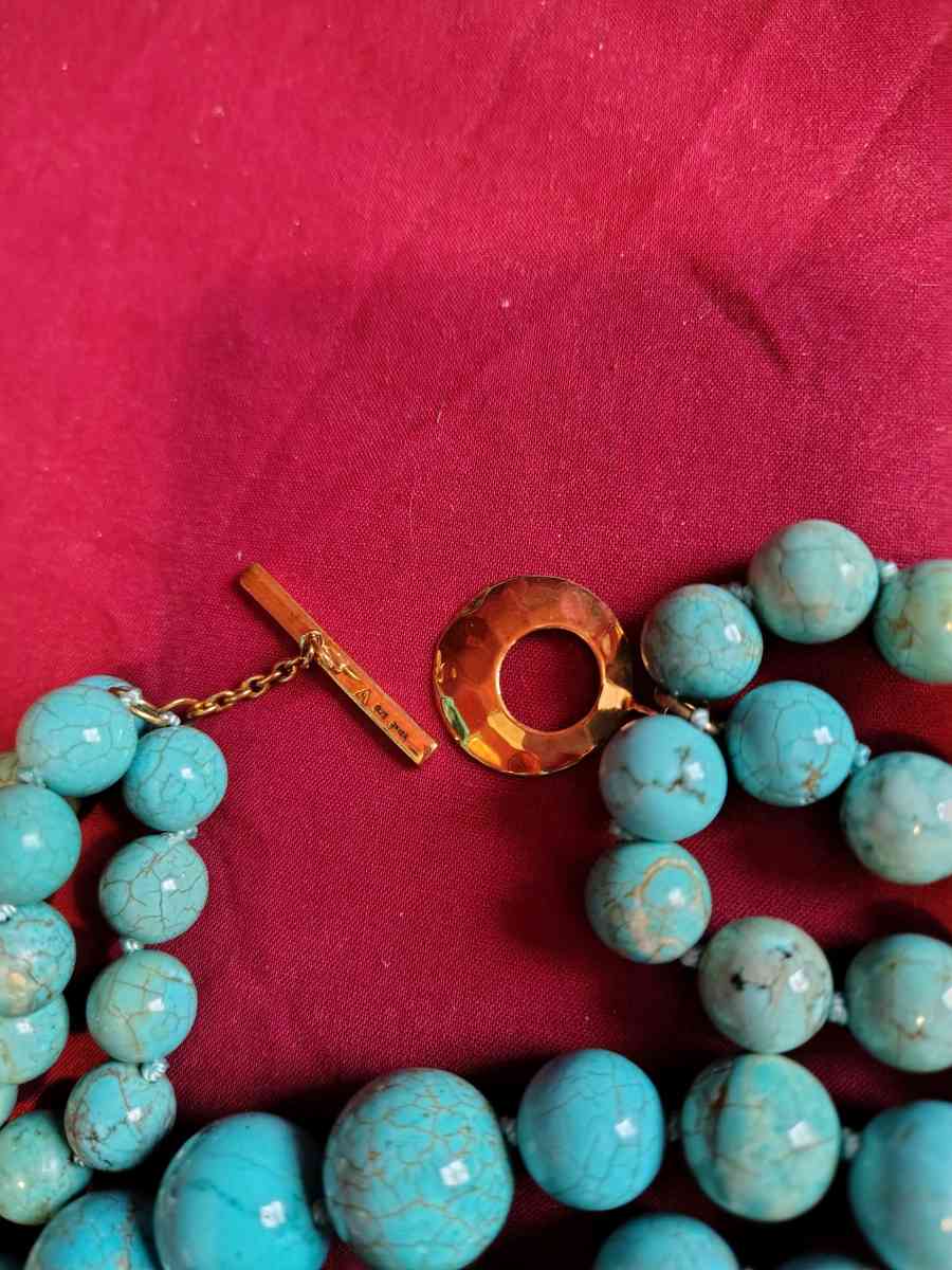 Estate Turquoise Necklace Sonia - Aiken, South Carolina - FleaMarketBay