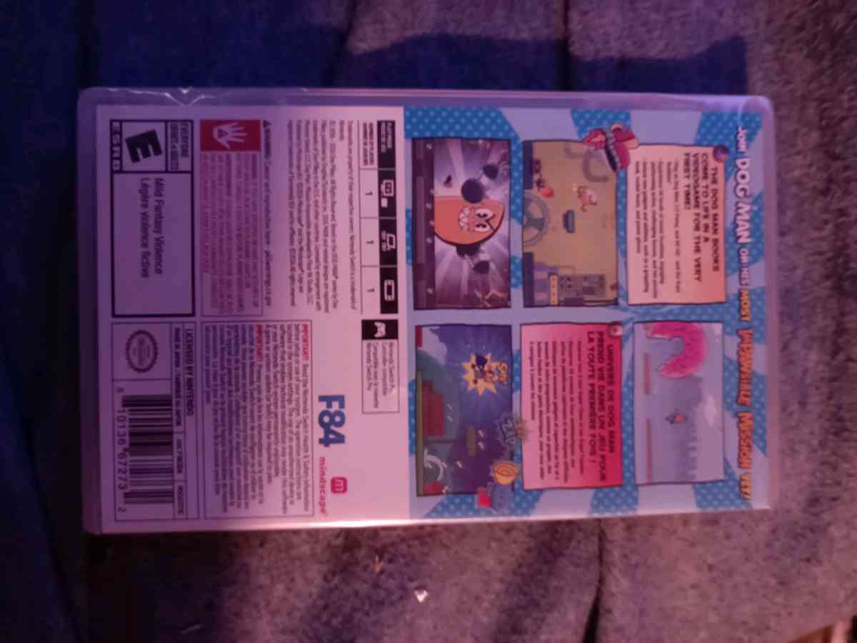 DogMan Mission Impawsible for Nintendo switch new in plastic - Sarita, Texas - FleaMarketBay