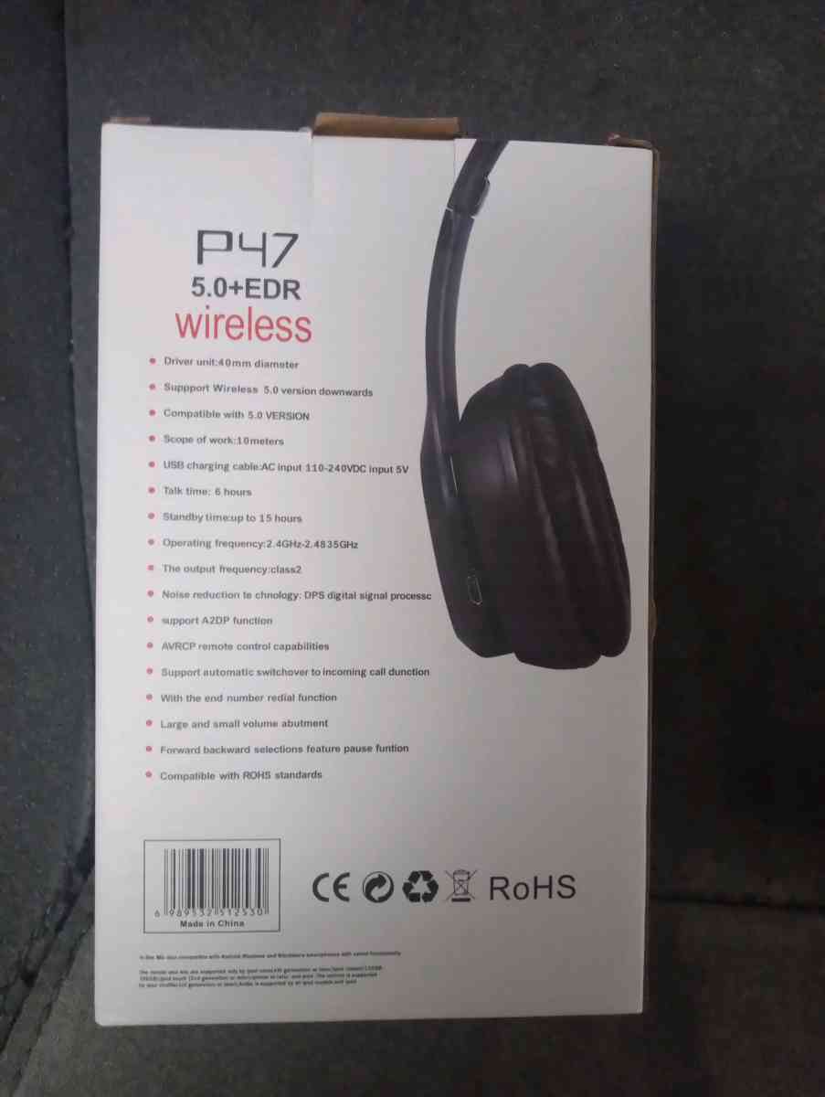 p47  wireless headphones - Knoxville, Tennessee - FleaMarketBay