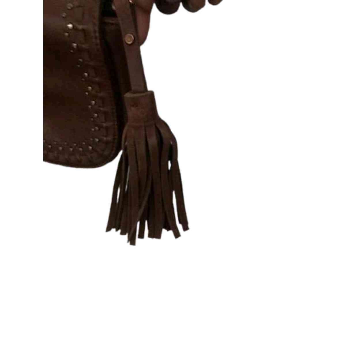 Generic Unbranded Brown Faux Leather Crossbody Purse - Alicia, Arkansas - FleaMarketBay