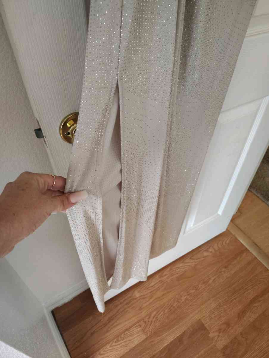 champagne sparkle Calvin Klein evening dress - Kissimmee, Florida