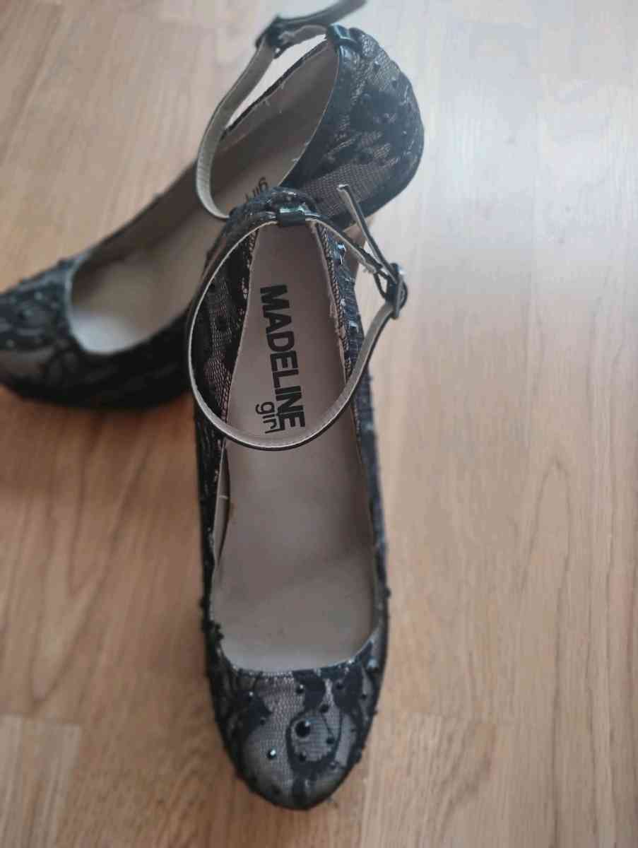 sexy open back romper with black lace Mary Jane heels - Kissimmee, Florida - FleaMarketBay