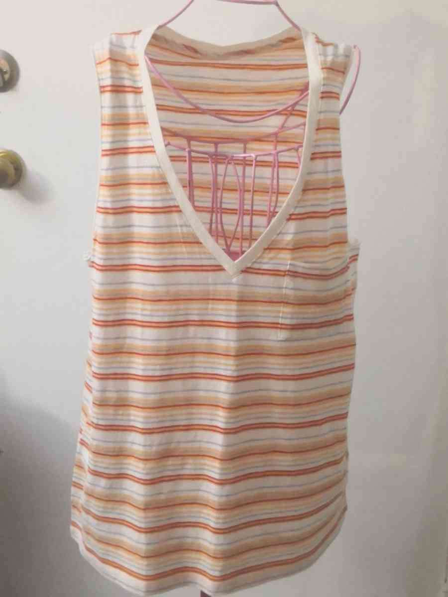 Madewell Fieldgate VNeck Striped Picket Tank Top Size XXSL N - Atlanta, Georgia - FleaMarketBay