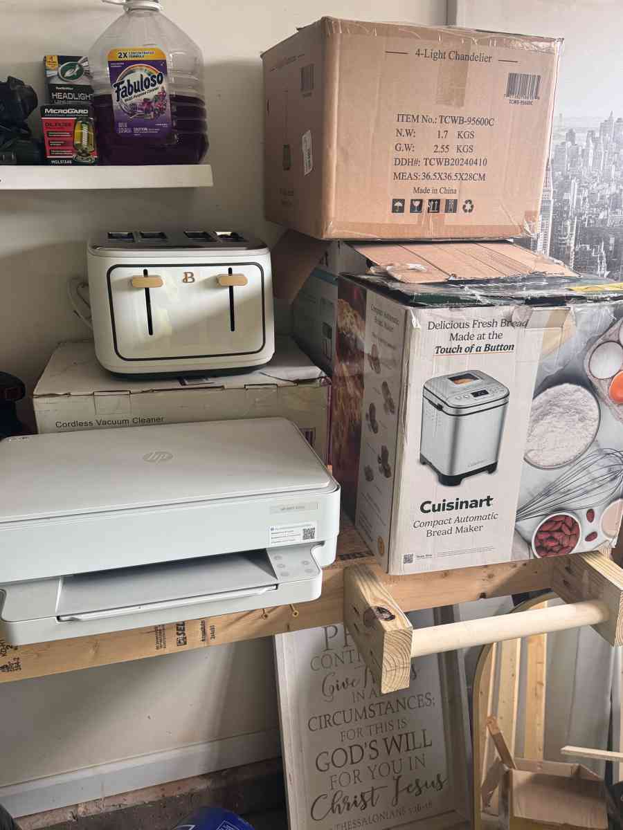 brand new kitchen appliances