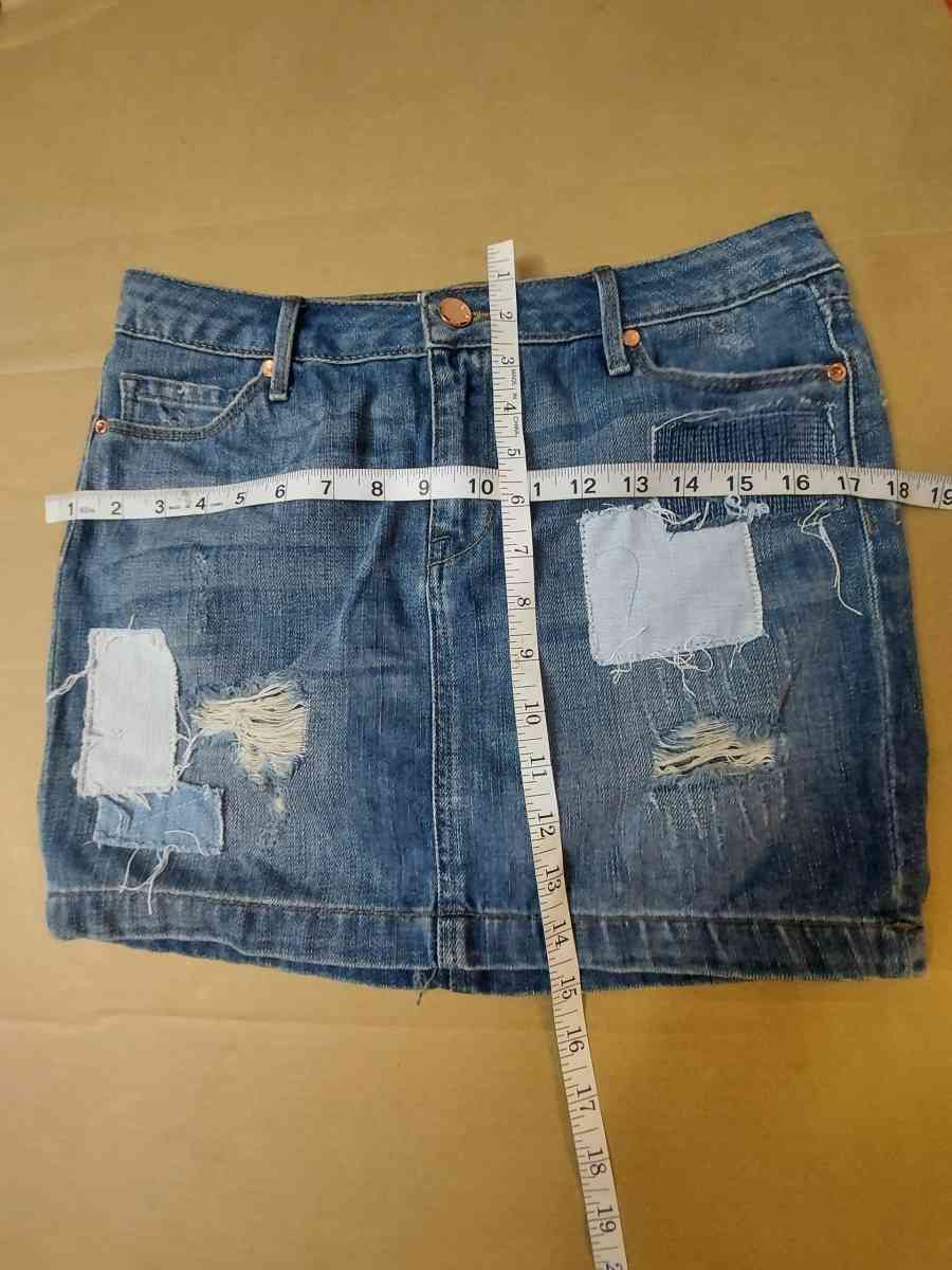 Rachel Roy Patchwork Denim Skirt Size 26 - Atlanta, Georgia - FleaMarketBay