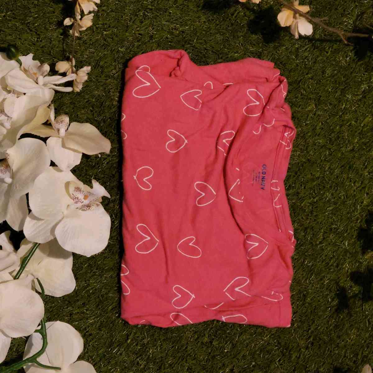 Heart Pattern Long Sleeve Kids Shirt - Baltimore, Maryland - FleaMarketBay