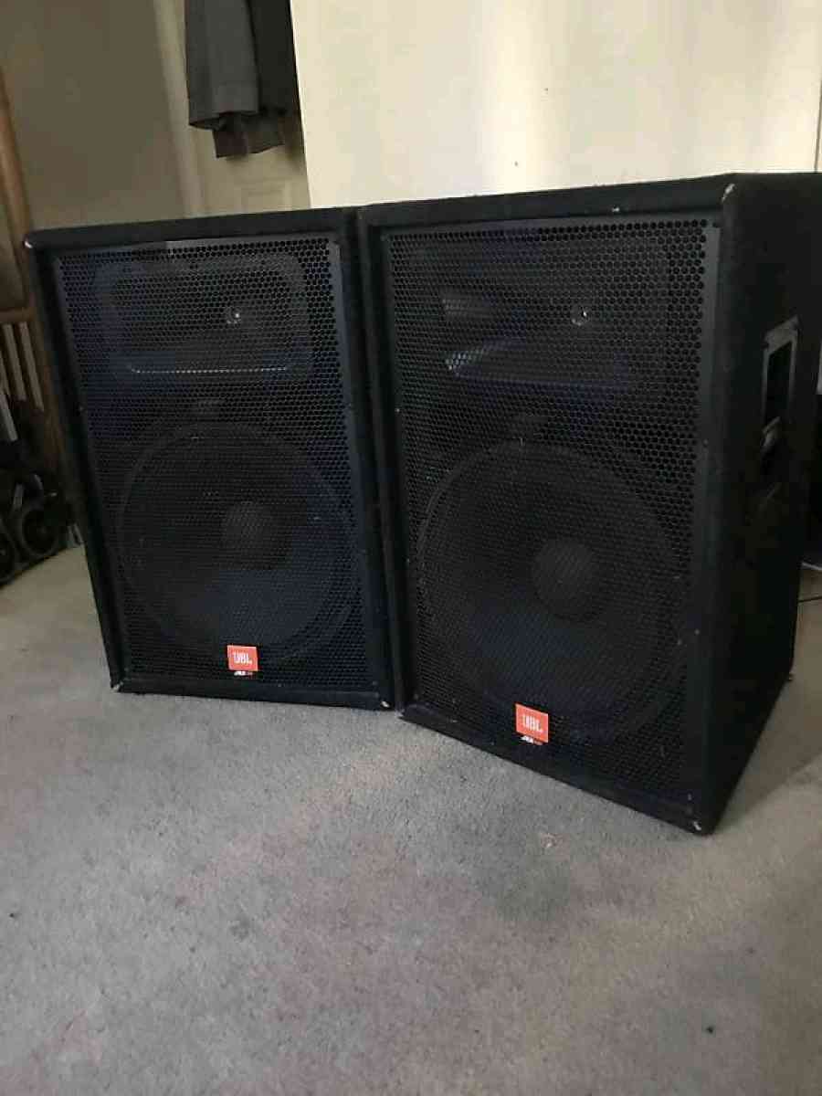 2 JBL JRX100 JRX115 15IN 2WAY REINFORCED SPEAKERS - Mountlake Terrace, Washington