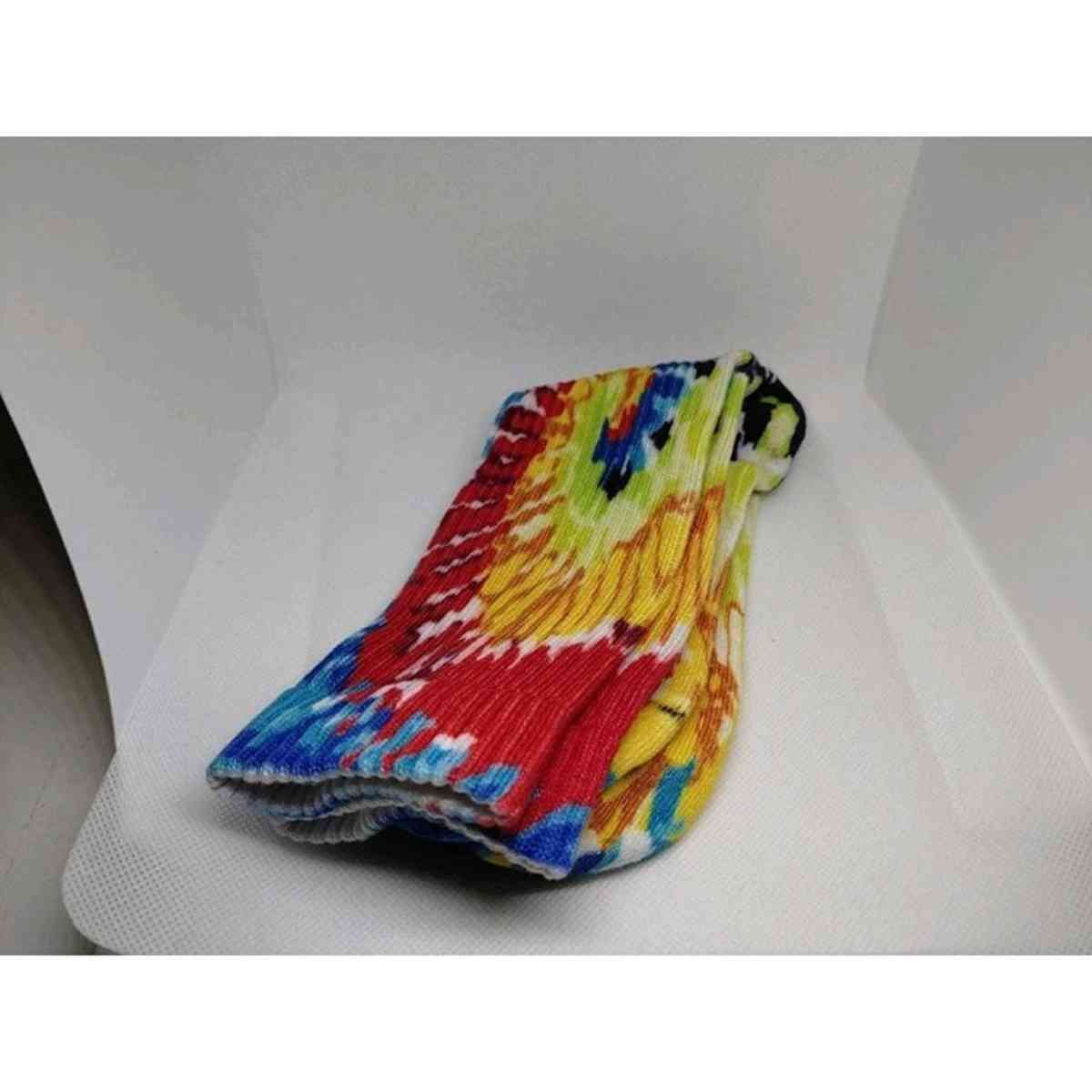 Tie Dye High Quarter Socks Unisex 1 Pair Unisex - Alicia, Arkansas - FleaMarketBay