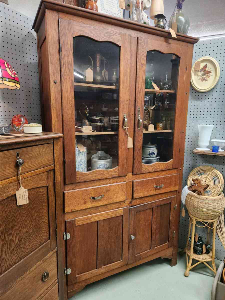 beautiful vintage cabinet or cupboard