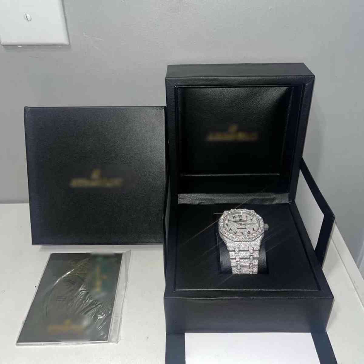 men vvs mossinite ap watch great condition - Baltimore, Maryland - FleaMarketBay