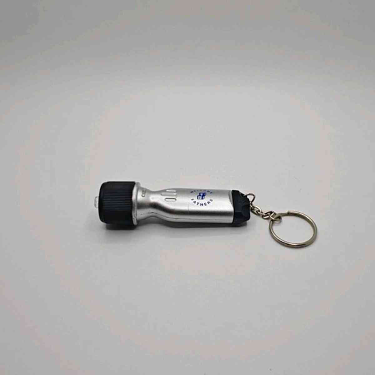 Welcome Fathers Keychain Light GreyBlack AAA Battery Include