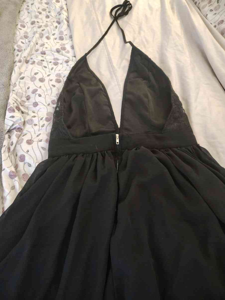 Charlotte Russe size small sexy long black evening dress - Kissimmee, Florida - FleaMarketBay