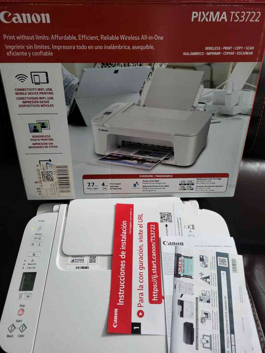 Canon PIXMA TS3122 wireless printer