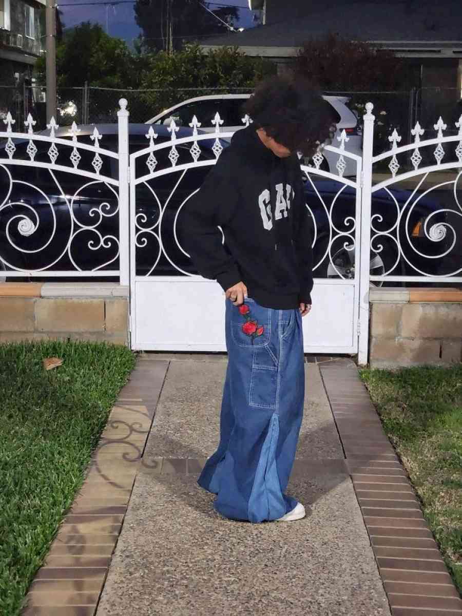 Hand Stitch blue Baggy jeans - Pomona, California - FleaMarketBay