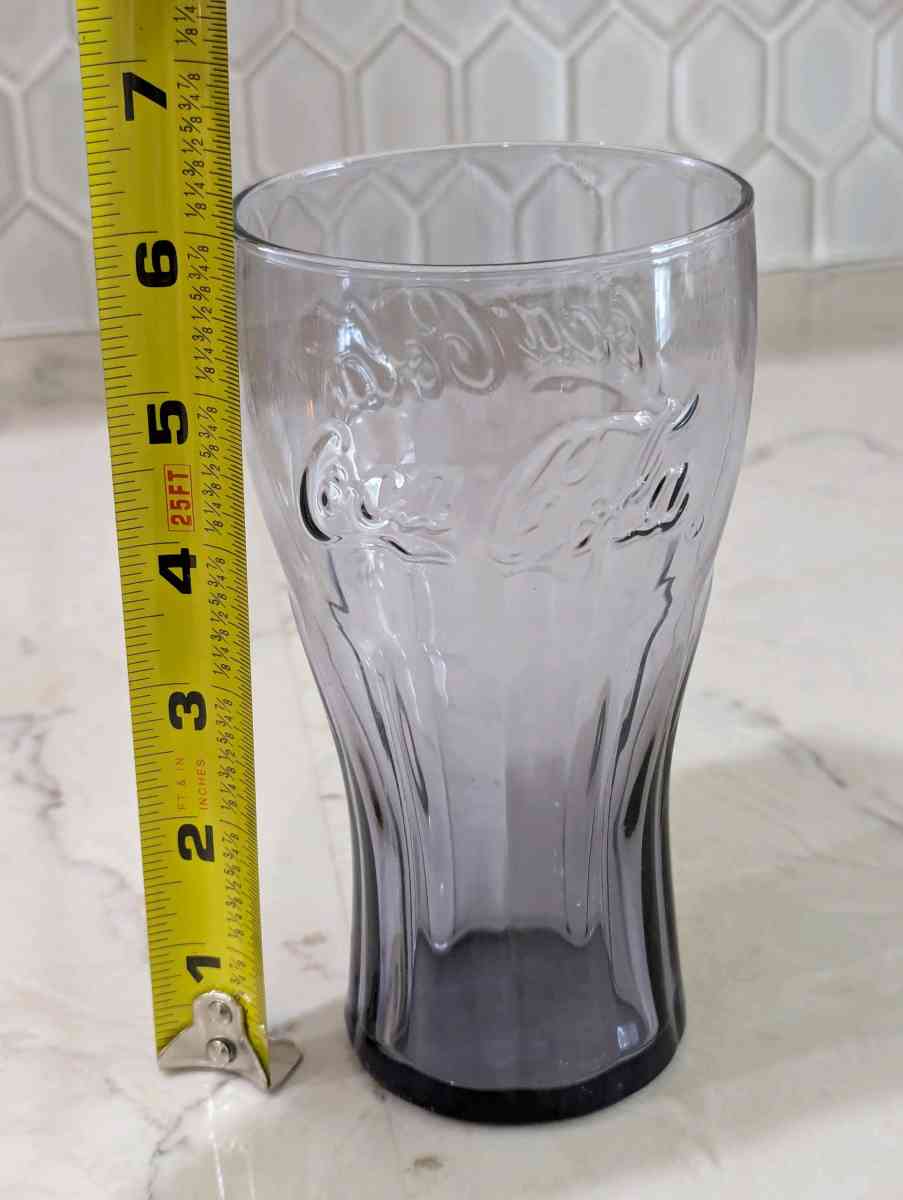 Pair of Purple CocaCola Glasses - Monroe, North Carolina - FleaMarketBay
