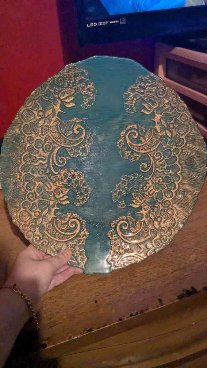 glass bowl and glass plant - Lincolnton, North Carolina