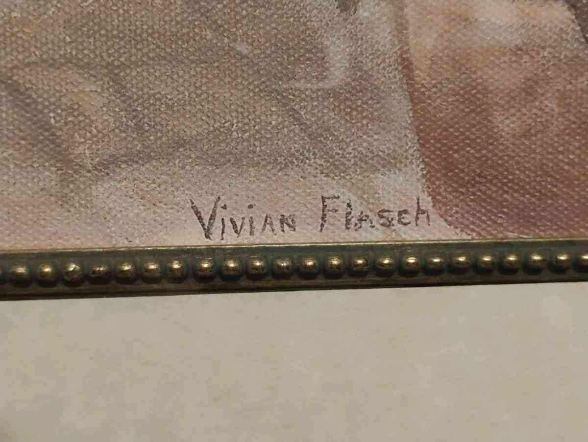 Vivian flasch painting - Audubon, New Jersey - FleaMarketBay